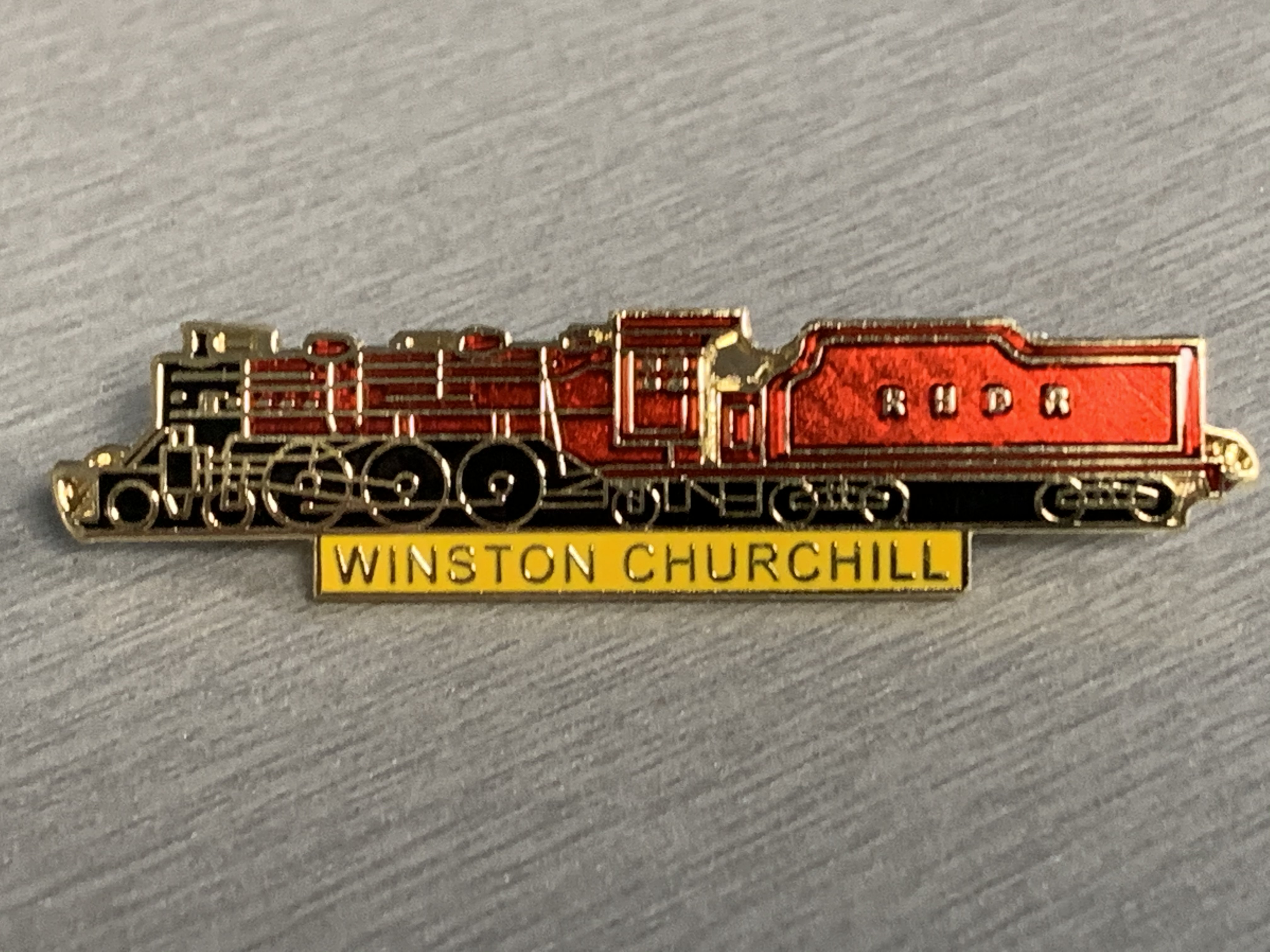 Winston Churchill Locomotive Badge